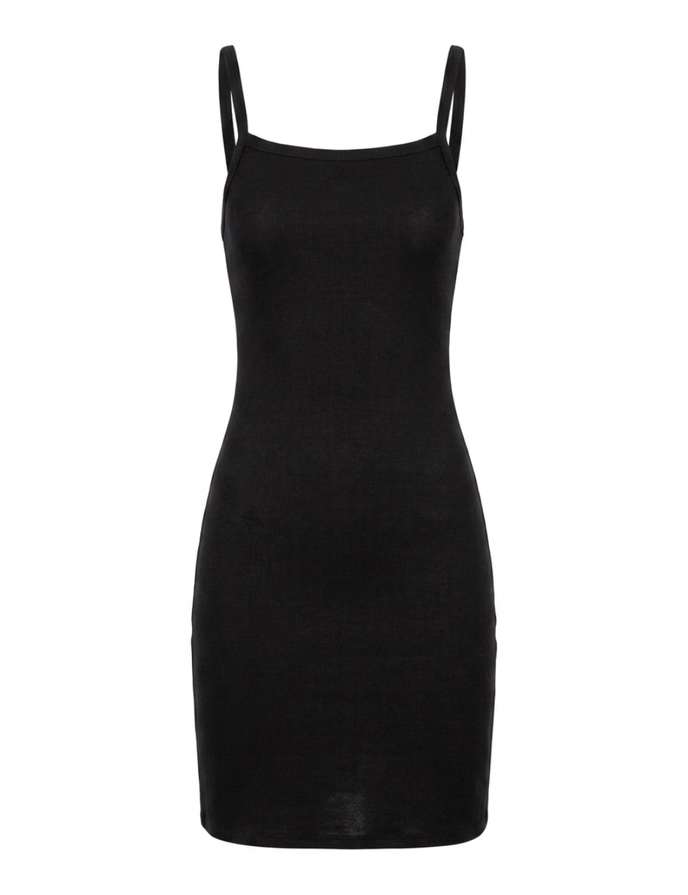 Basic Tank Dress In Black - Image 4